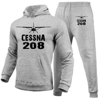 Thumbnail for Cessna 208 & Plane Designed Hoodies & Sweatpants Set