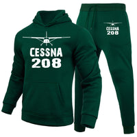 Thumbnail for Cessna 208 & Plane Designed Hoodies & Sweatpants Set
