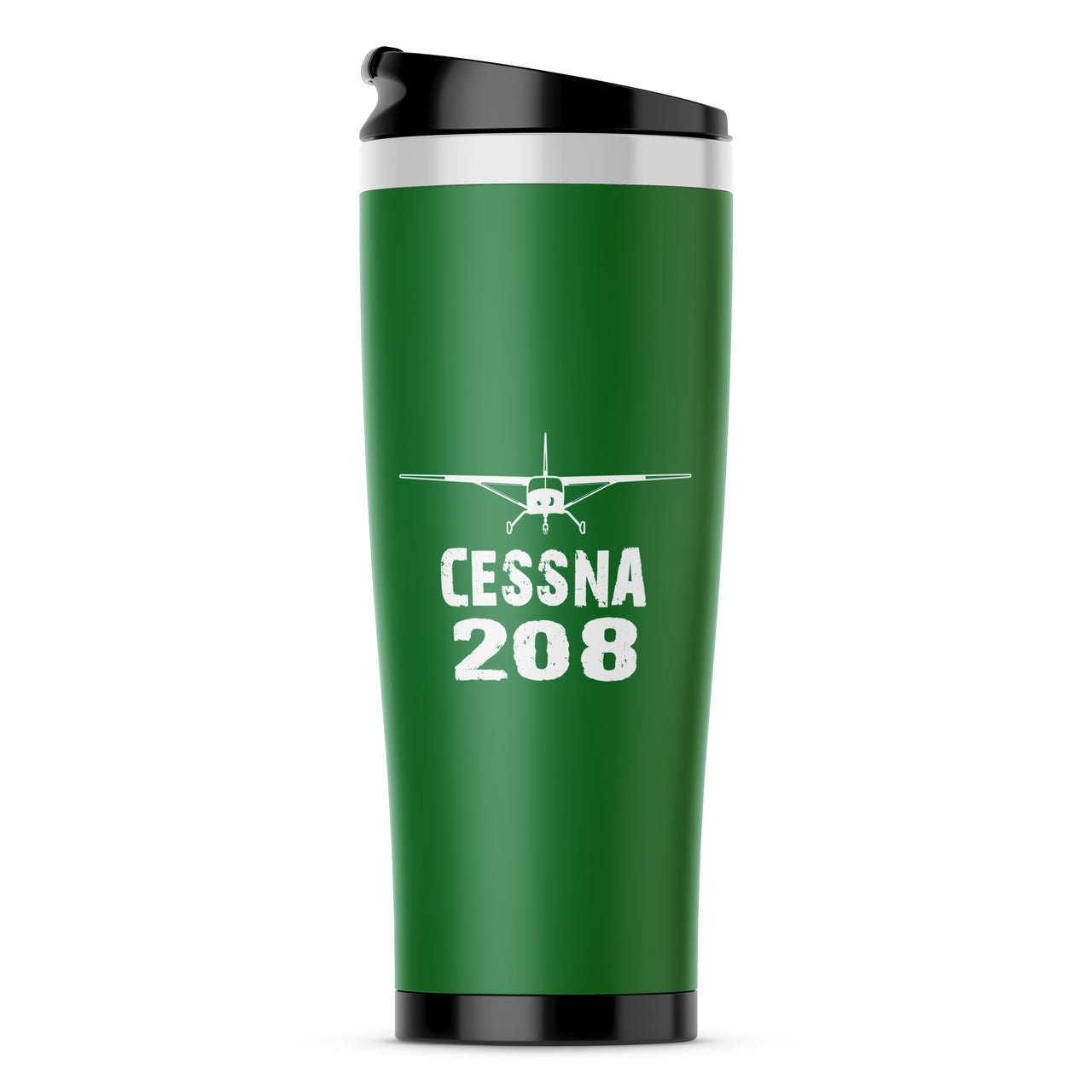 Cessna 208 & Plane Designed Stainless Steel Travel Mugs
