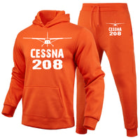 Thumbnail for Cessna 208 & Plane Designed Hoodies & Sweatpants Set