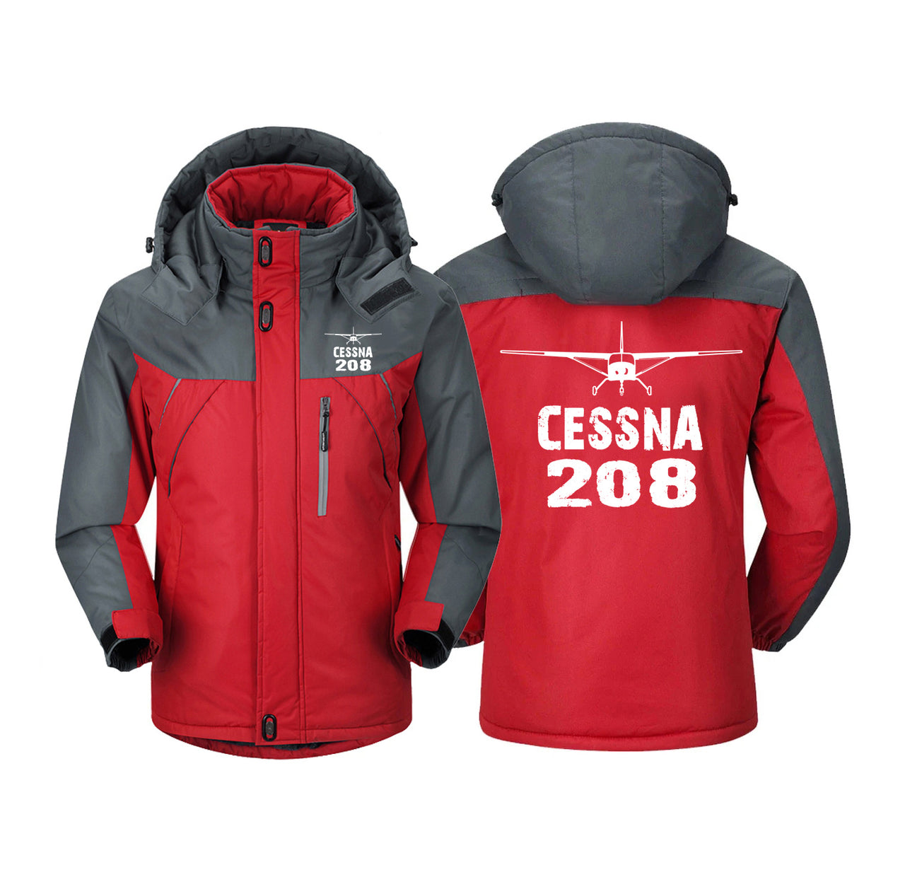 Cessna 208 & Plane Designed Thick Winter Jackets