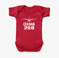 Thumbnail for Cessna 208 & Plane Designed Baby Bodysuits