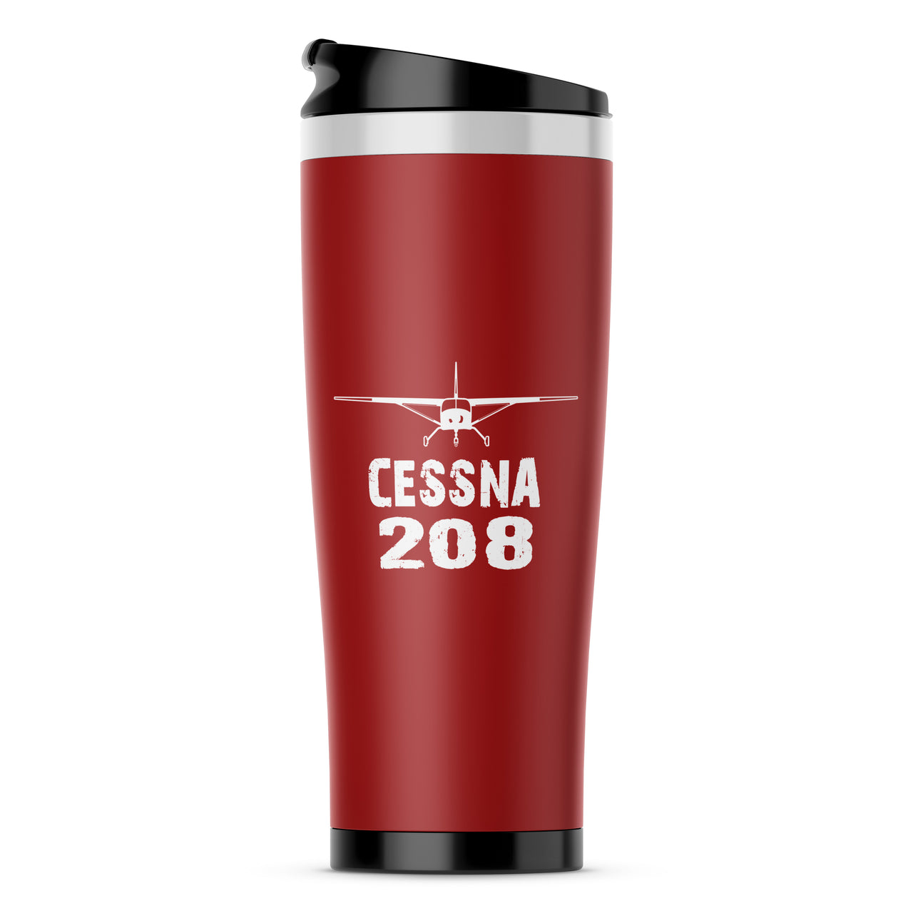 Cessna 208 & Plane Designed Stainless Steel Travel Mugs