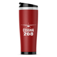 Thumbnail for Cessna 208 & Plane Designed Stainless Steel Travel Mugs