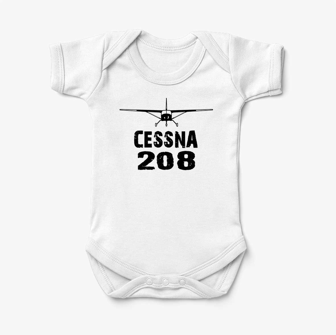 Cessna 208 & Plane Designed Baby Bodysuits
