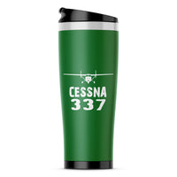Thumbnail for Cessna 337 & Plane Designed Stainless Steel Travel Mugs