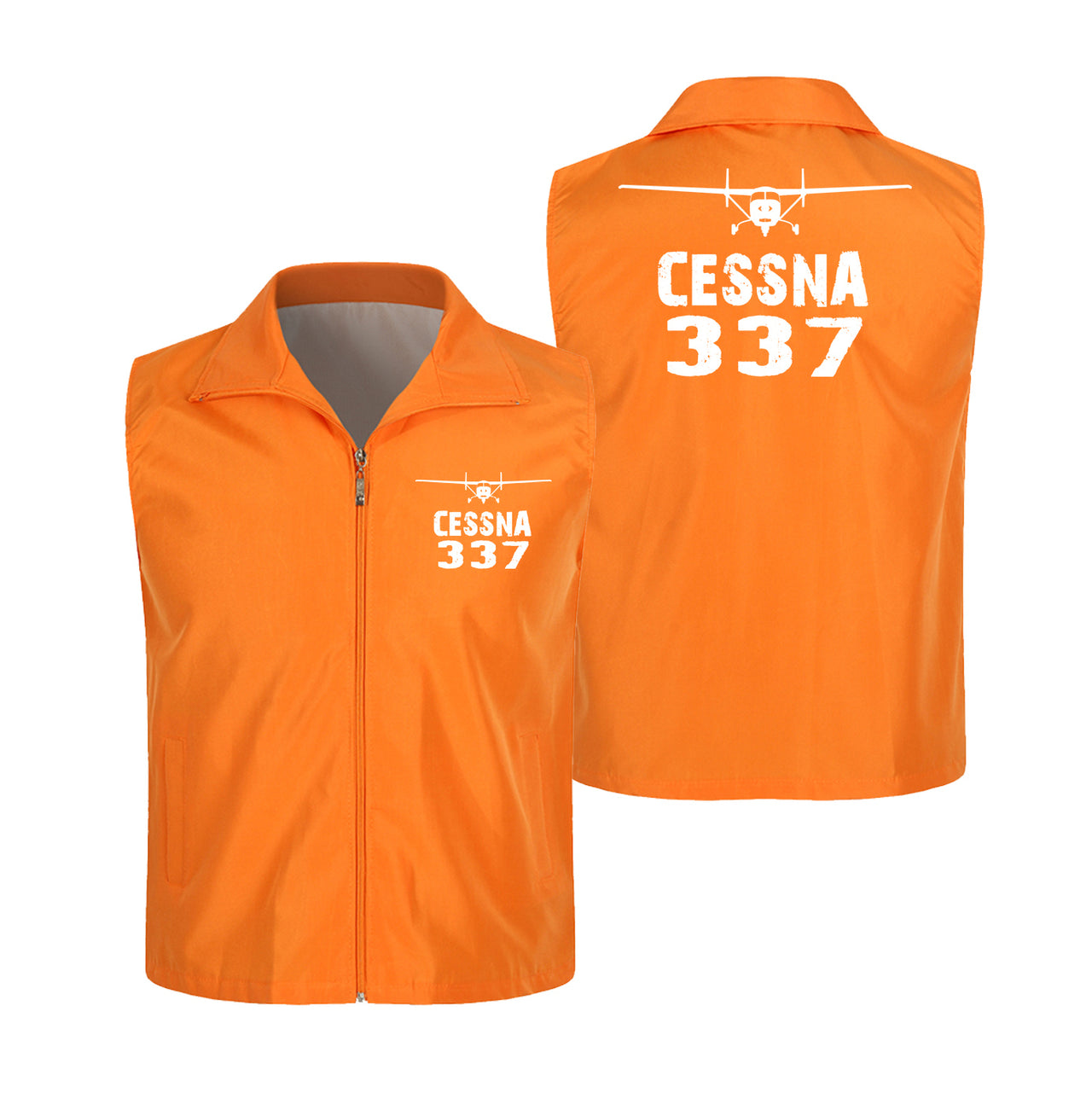 Cessna 337 & Plane Designed Thin Style Vests