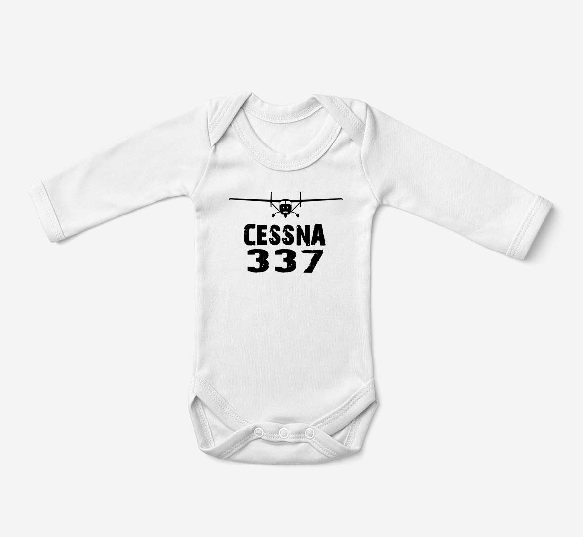 Cessna 337 & Plane Designed Baby Bodysuits