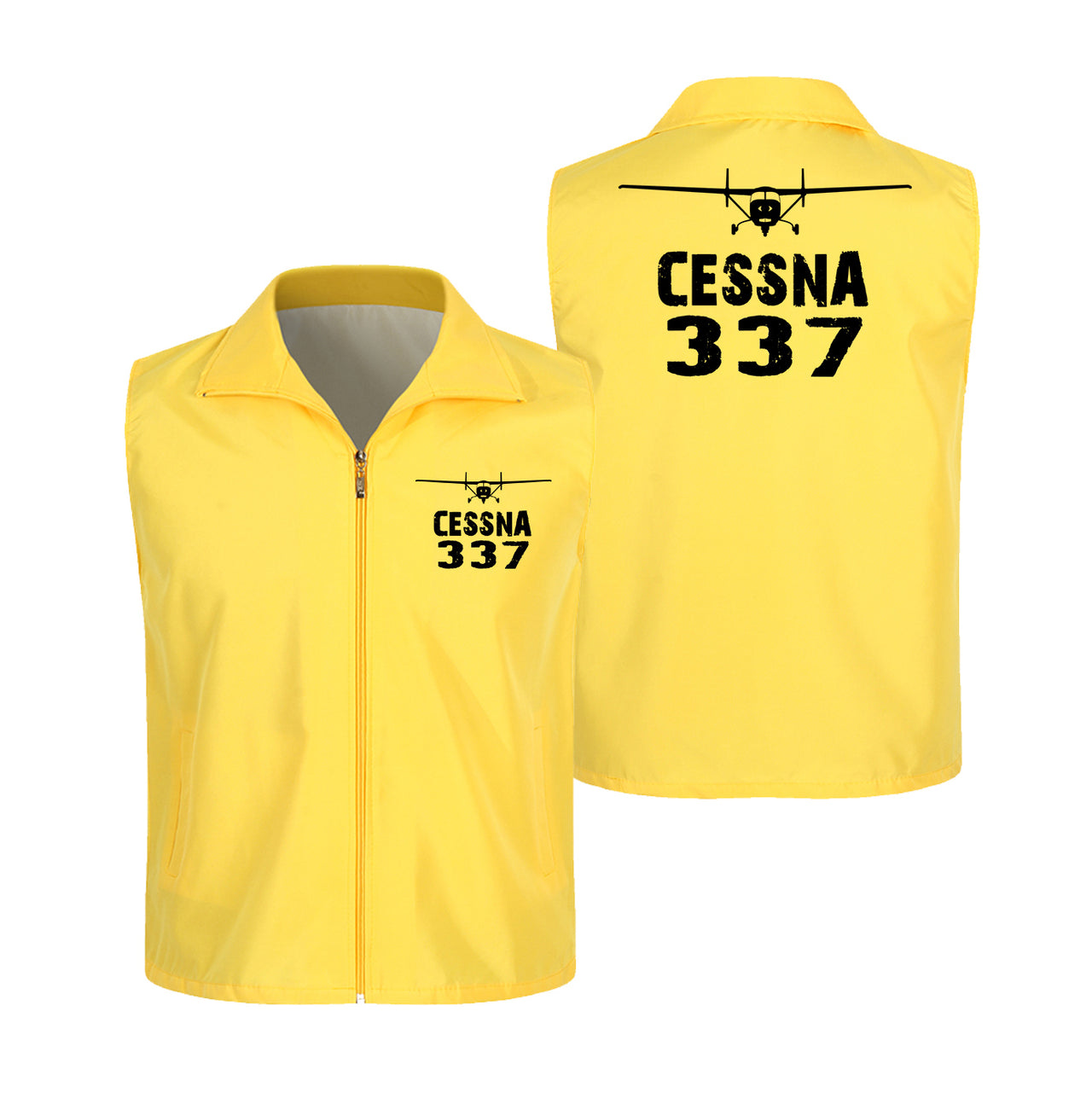 Cessna 337 & Plane Designed Thin Style Vests