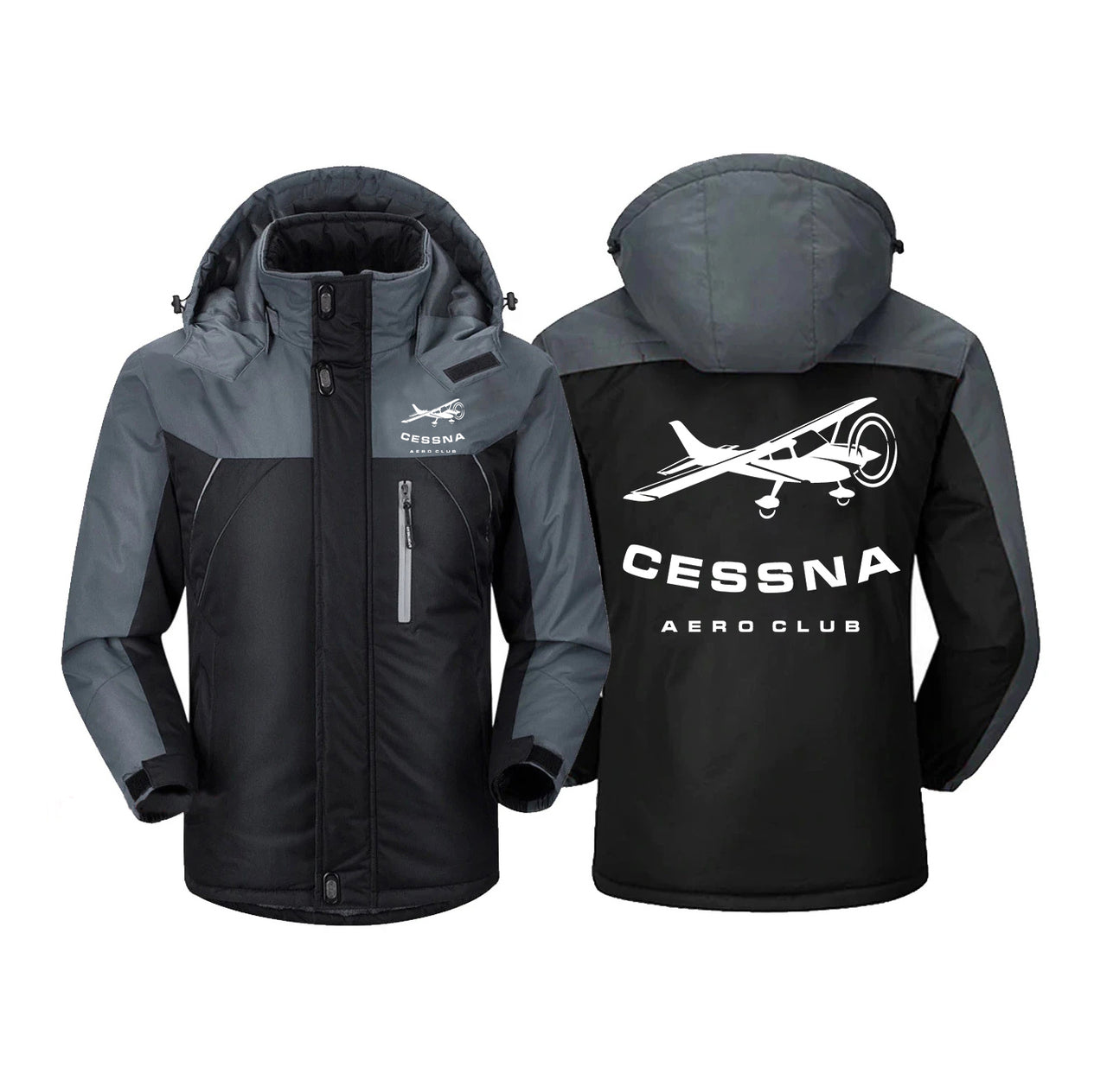 Cessna Aeroclub Designed Thick Winter Jackets