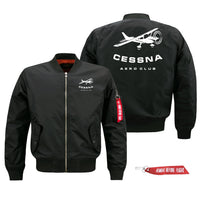 Thumbnail for Cessna Aeroclub Designed Pilot Jackets (Customizable)