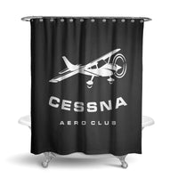 Thumbnail for Cessna Aeroclub Designed Shower Curtains