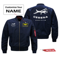 Thumbnail for Cessna Aeroclub Designed Pilot Jackets (Customizable)