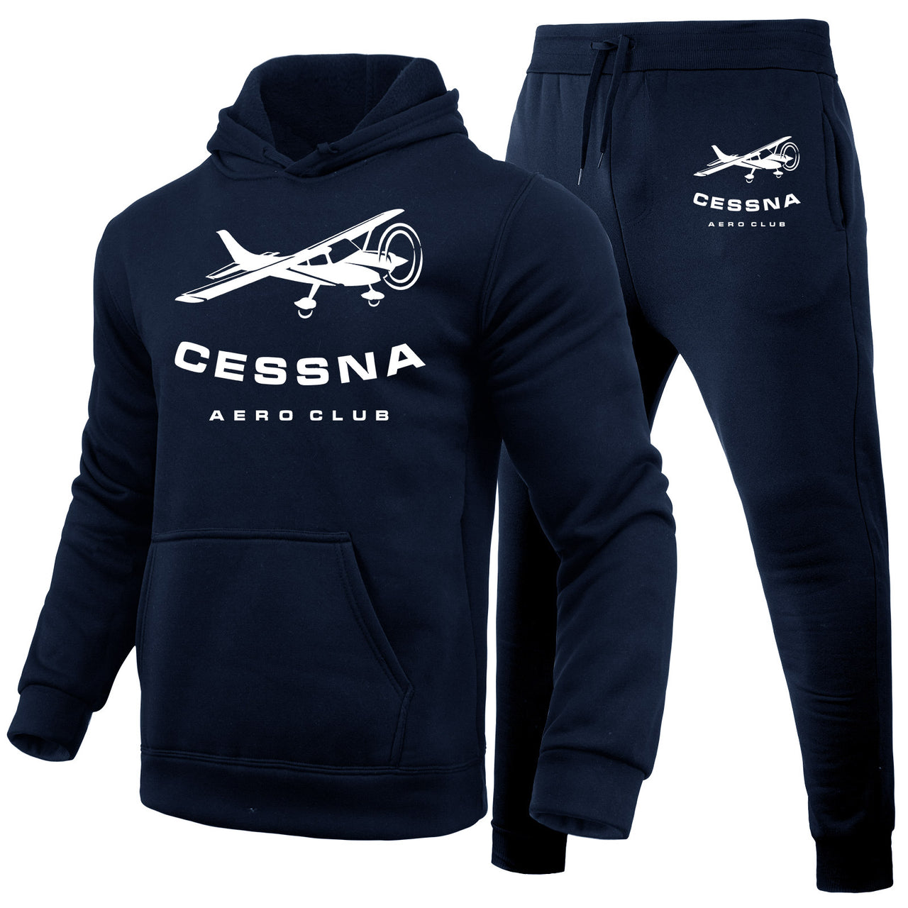Cessna Aeroclub Designed Hoodies & Sweatpants Set