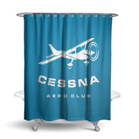 Thumbnail for Cessna Aeroclub Designed Shower Curtains
