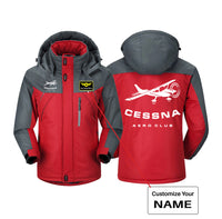 Thumbnail for Cessna Aeroclub Designed Thick Winter Jackets