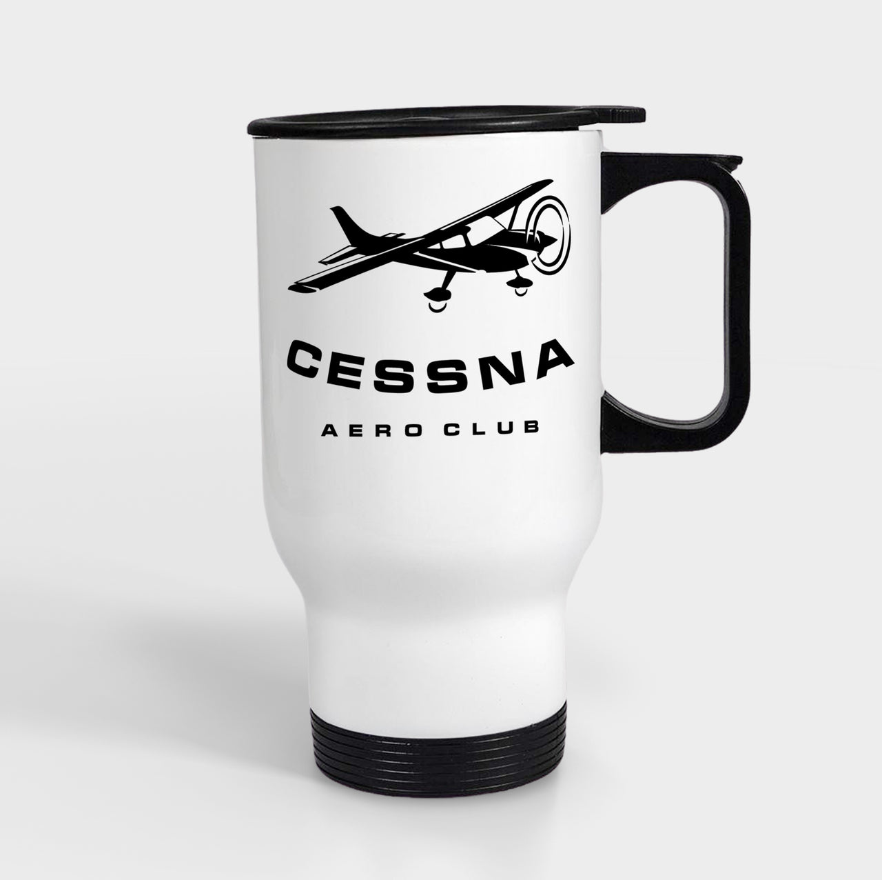 Cessna Aeroclub Designed Travel Mugs (With Holder)
