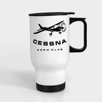 Thumbnail for Cessna Aeroclub Designed Travel Mugs (With Holder)