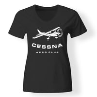 Thumbnail for Cessna Aeroclub Designed V-Neck T-Shirts