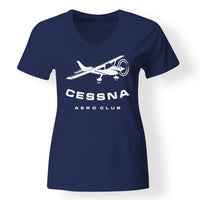 Thumbnail for Cessna Aeroclub Designed V-Neck T-Shirts