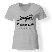 Thumbnail for Cessna Aeroclub Designed V-Neck T-Shirts