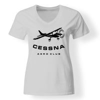 Thumbnail for Cessna Aeroclub Designed V-Neck T-Shirts