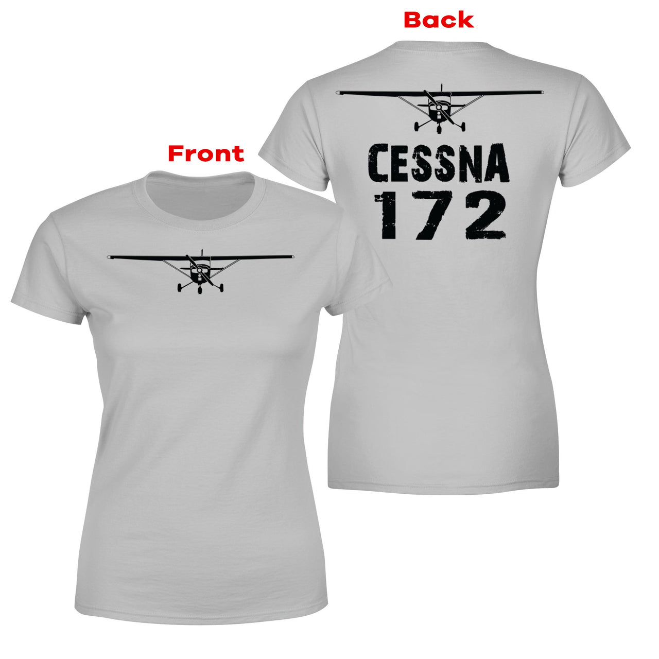 Cessna 172 & Plane Designed Double-Side T-Shirts