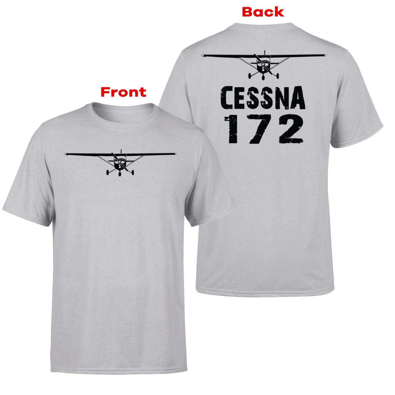 Cessna 172 & Plane Designed Double-Side T-Shirts