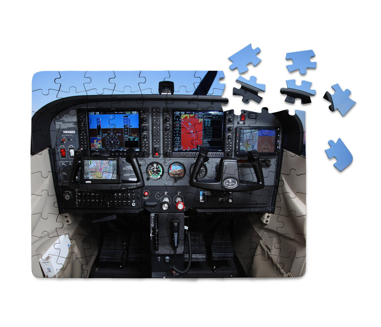 Cessna 172 Cockpit Printed Puzzles Aviation Shop 