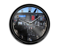 Thumbnail for Cessna 172 Cockpit Printed Wall Clocks Aviation Shop 