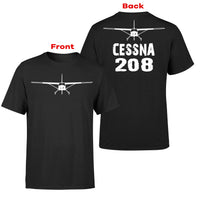Thumbnail for Cessna 208 & Plane Designed Double-Side T-Shirts