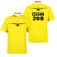 Thumbnail for Cessna 208 & Plane Designed Double-Side T-Shirts