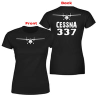 Thumbnail for Cessna 337 & Plane Designed Double-Side T-Shirts