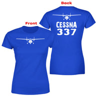 Thumbnail for Cessna 337 & Plane Designed Double-Side T-Shirts