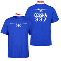 Thumbnail for Cessna 337 & Plane Designed Double-Side T-Shirts