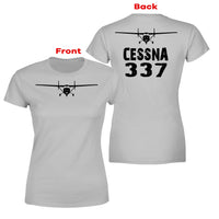 Thumbnail for Cessna 337 & Plane Designed Double-Side T-Shirts