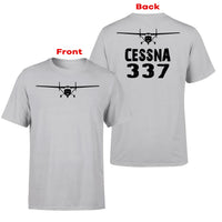 Thumbnail for Cessna 337 & Plane Designed Double-Side T-Shirts