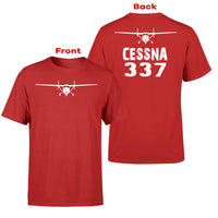 Thumbnail for Cessna 337 & Plane Designed Double-Side T-Shirts