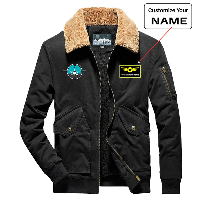 Cessna & Gyro Designed Thick Bomber Jackets