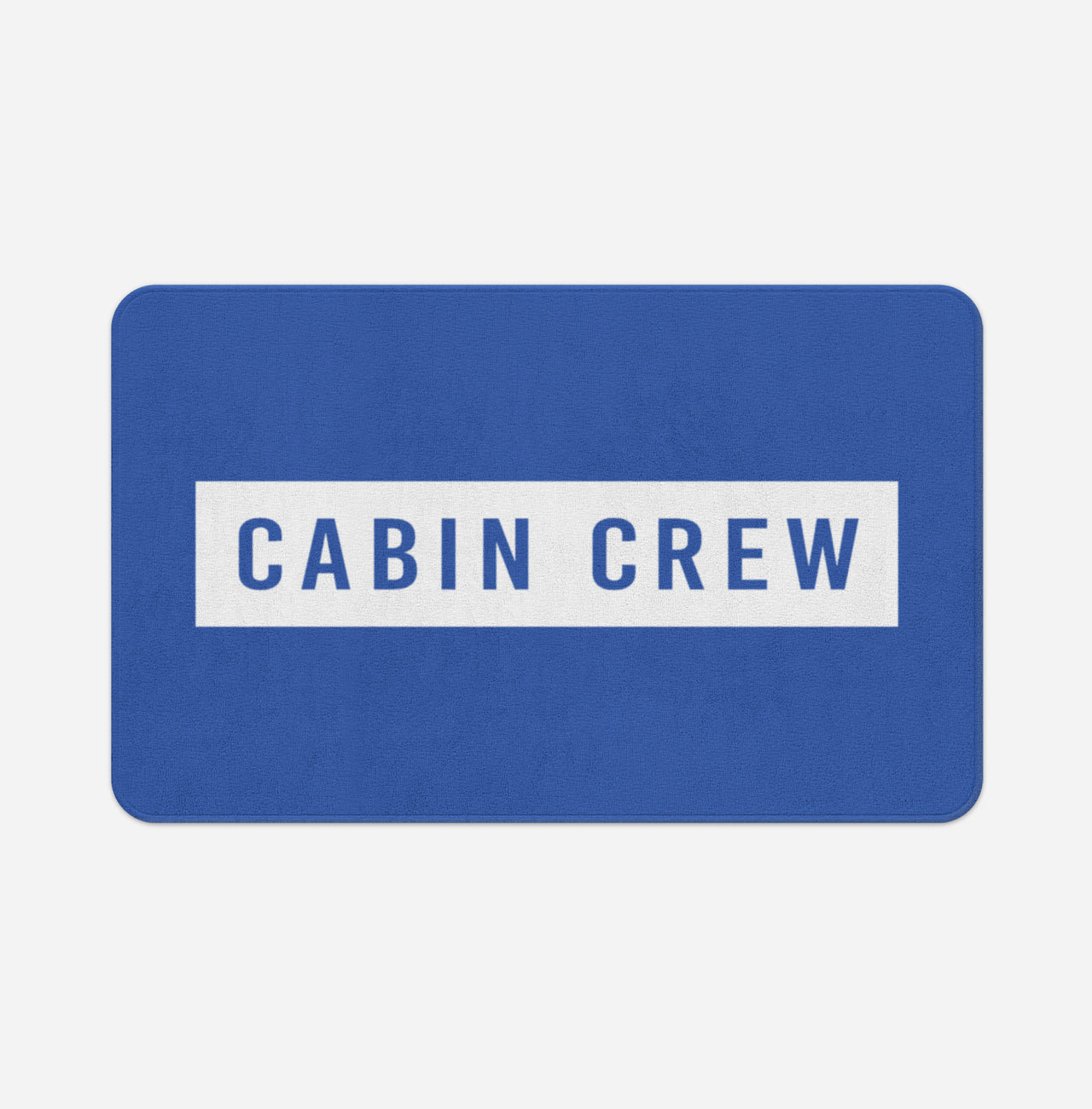 Cabin Crew Text Designed Bath Mats