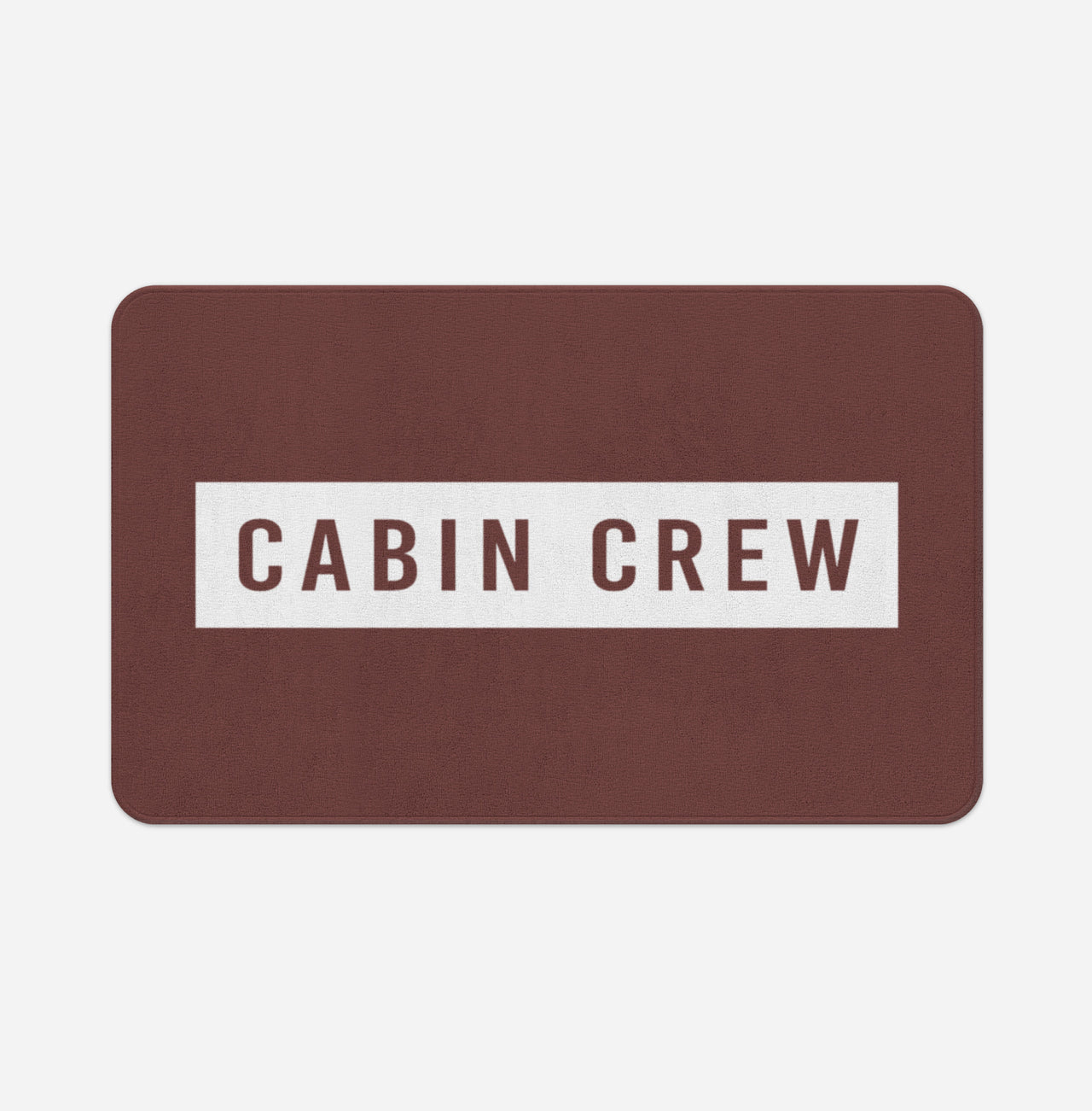 Cabin Crew Text Designed Bath Mats