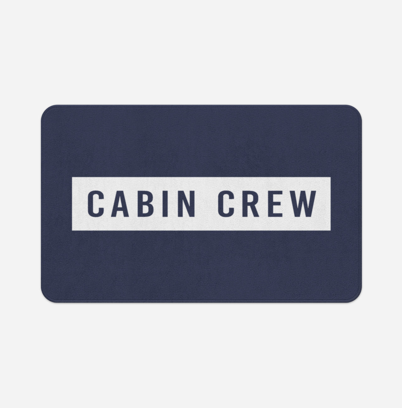 Cabin Crew Text Designed Bath Mats