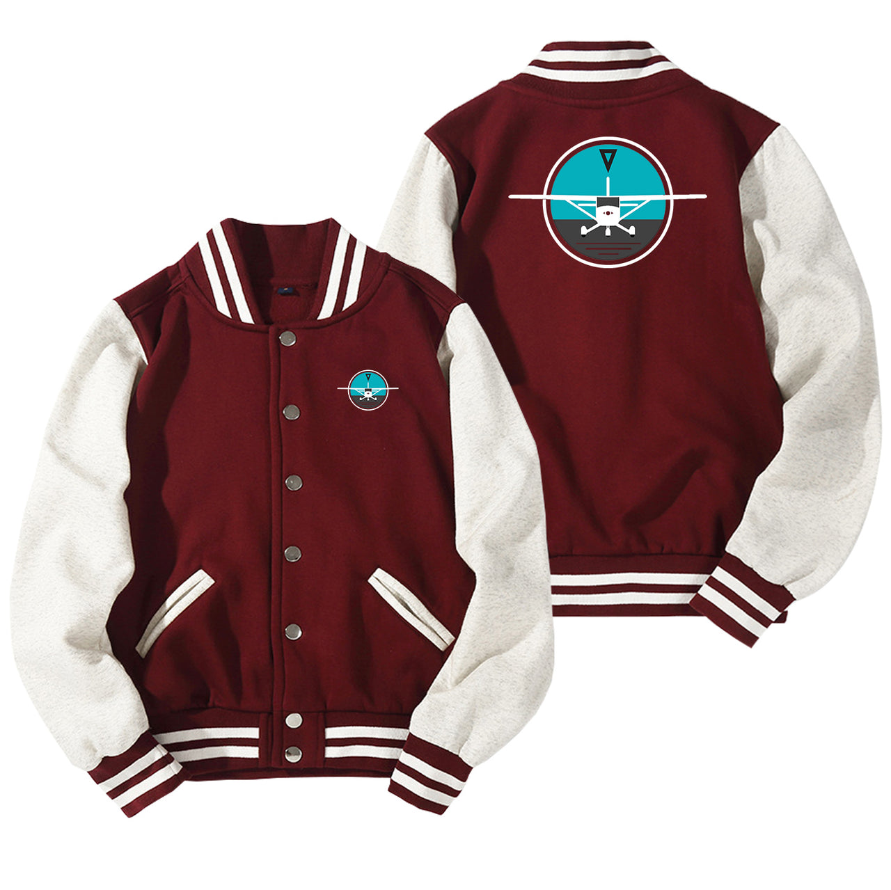 Cessna & Gyro Designed Baseball Style Jackets