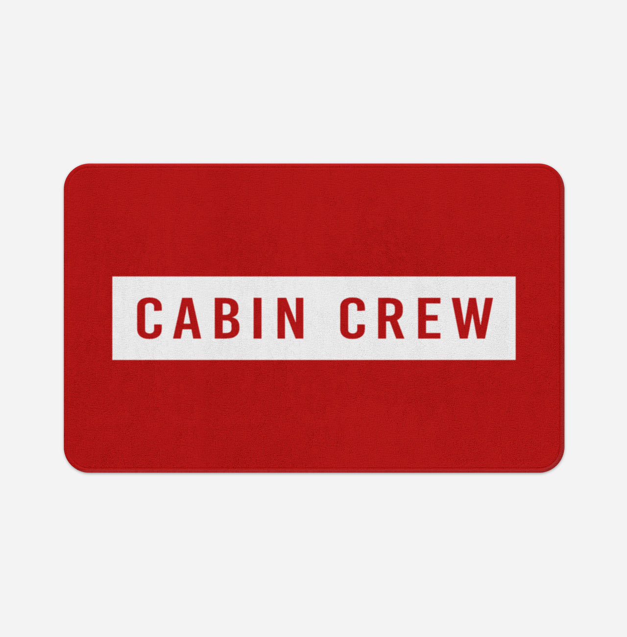 Cabin Crew Text Designed Bath Mats