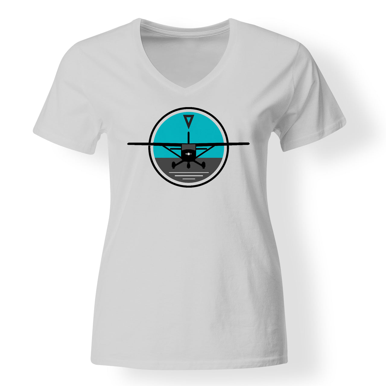 Cessna & Gyro Designed V-Neck T-Shirts