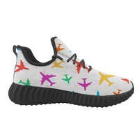 Thumbnail for Cheerful Seamless Airplanes Designed Sport Sneakers & Shoes (MEN)