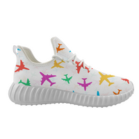 Thumbnail for Cheerful Seamless Airplanes Designed Sport Sneakers & Shoes (MEN)