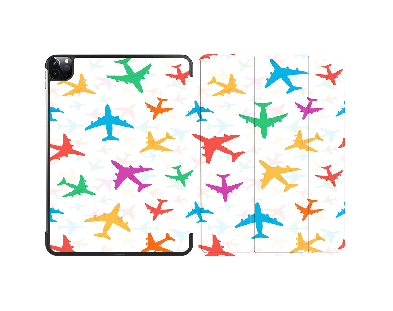 Cheerful Seamless Airplanes Designed iPad Cases