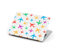 Thumbnail for Cheerful Seamless Airplanes Designed Macbook Cases