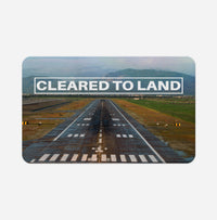 Thumbnail for Cleared To Land Runway Designed Bath Mats Pilot Eyes Store Floor Mat 50x80cm 